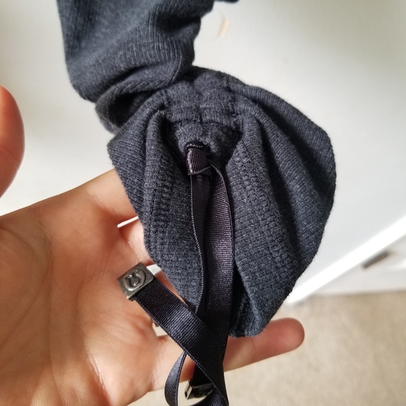 Lululemon Ruched Ribbed Fold Over Leggings 4 - Picture 7 of 12